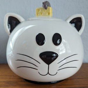 Cat Head Cookie Jar by Mud Pie